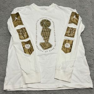 White Jordan Long Sleeve